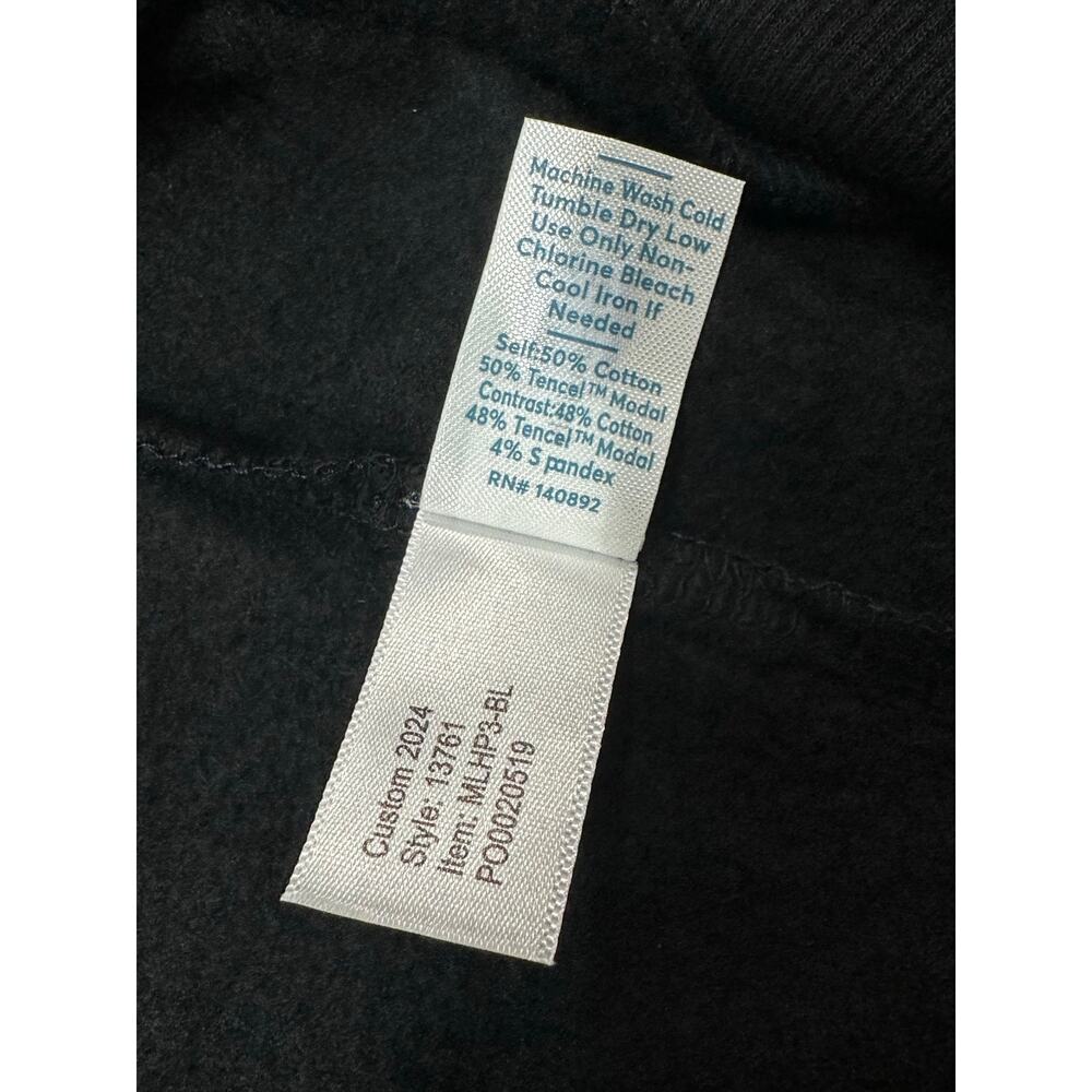 NWT Marine Layer x Contrary Pullover Hoodie Black Kangaroo Pocket Size M - Picture 14 of 14